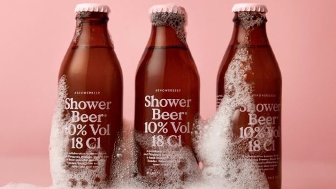 Someone invented a shower BEER, and we are so very grateful