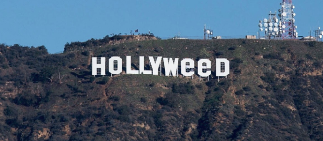 HOLLYWEED: Vandal changed Hollywood sign in celebration