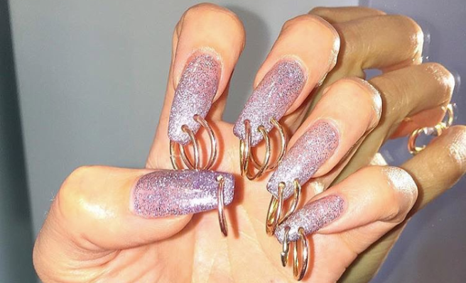 Could Kim K’s PIERCED nails take off as the new nail art trend?