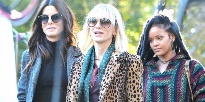 Rihanna, Bullock AND Hathaway? Your first look at the Ocean’s 8 film