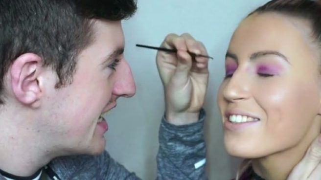 ‘Contoured the sh*t out of it’ So, this Irish MUA gave her BF full rein
