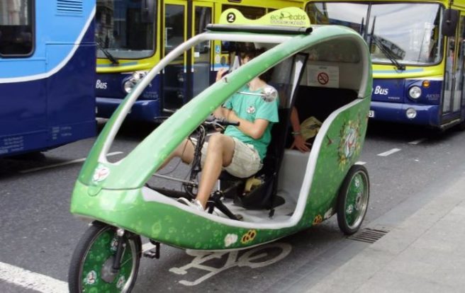 Excuse us? So, there is talk of BANNING rickshaws in Dublin city