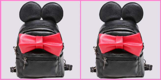 This Minnie Mouse backpack ONLY costs €7, and we literally can’t deal