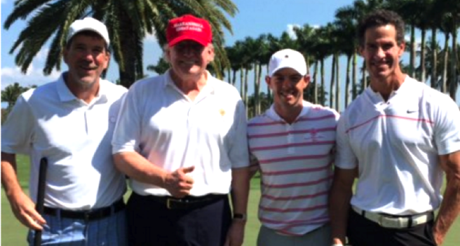Rory McIlroy and TRUMP played golf together & everyone is p*ssed
