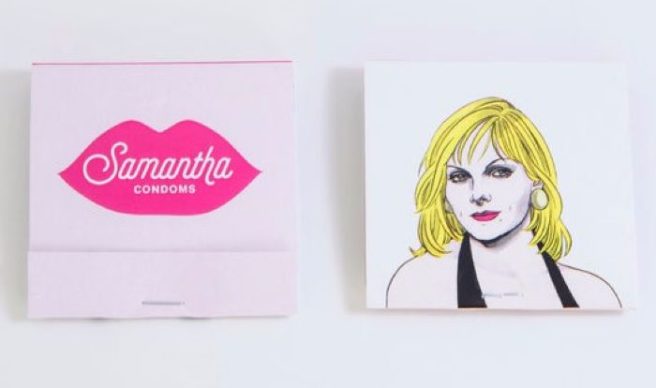 Are you the Samantha? SATC condoms are actually a thing