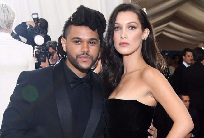 Bella Hadid and The Weeknd had another awkward runway run-in