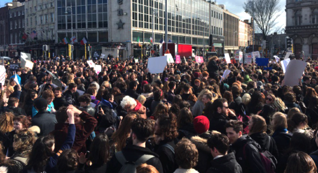 ‘We are strong’ the #Strike4Repeal march is underway and it’s HUGE