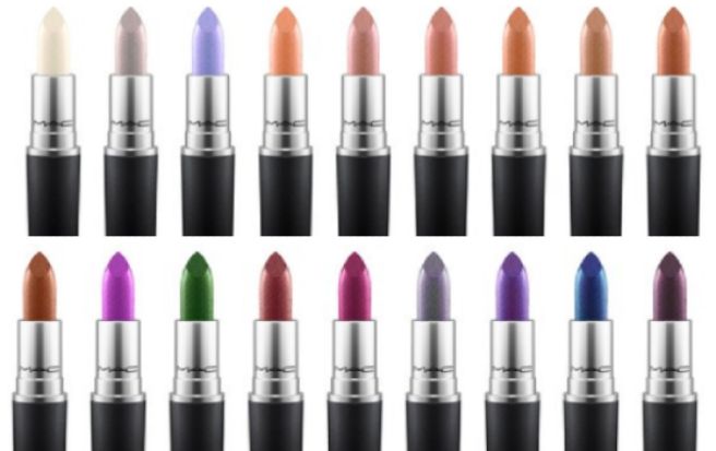 Makeup fans REJOICE! M.A.C.is releasing a range of metallic lippys