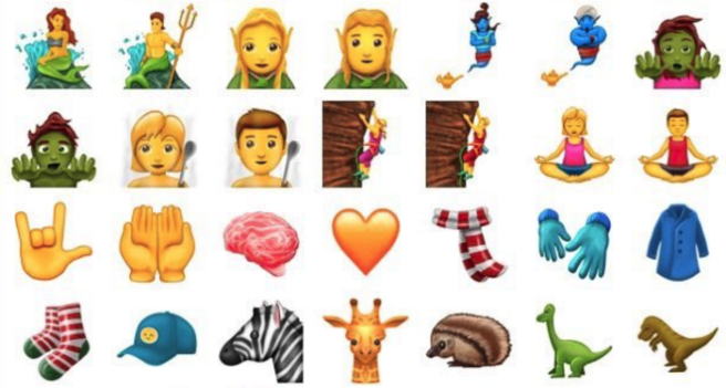 Mermaids and dinosaurs?! Brand new emojis are on their way