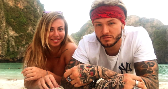 Holly gets her BF’s FACE tattooed on her… all for a new TV show