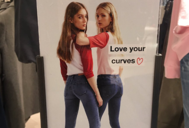 latest 'curvy' Zara campaign 