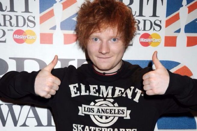 LOL! Ed Sheeran was given a VERY unfortunate hashtag on Twitter