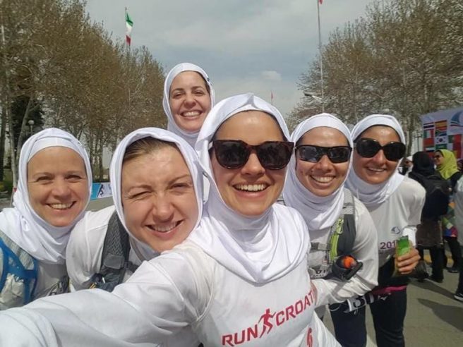 Women barred from Tehran marathon run ‘secret’ race instead