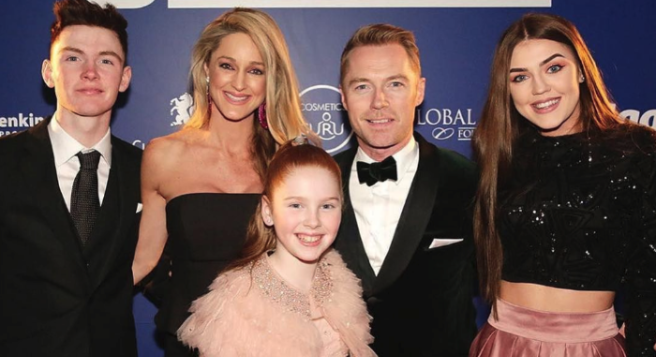 Ronan and his son Jack went ALL out for their joint birthday party