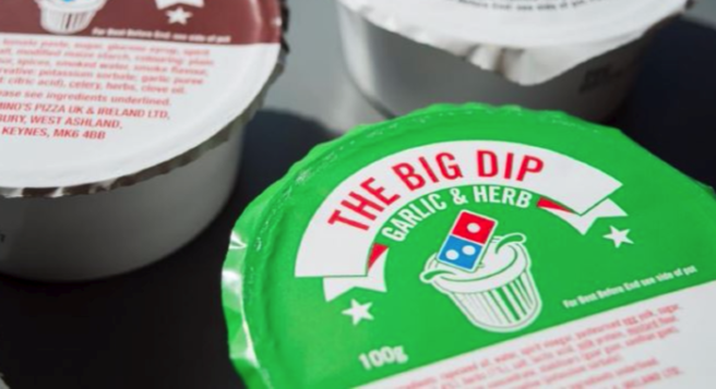 Domino’s dips have a lot of cals.. and you’ll probs still eat them