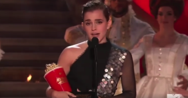 Emma Watson wins FIRST ever genderless MTV Movie Award