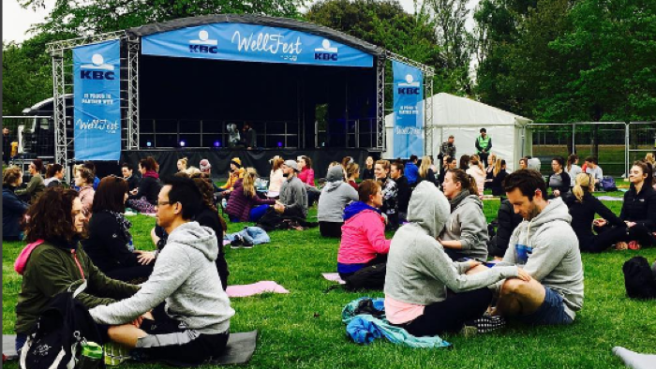 FOMO! Snaps from Wellfest are making us dust off the yoga mats