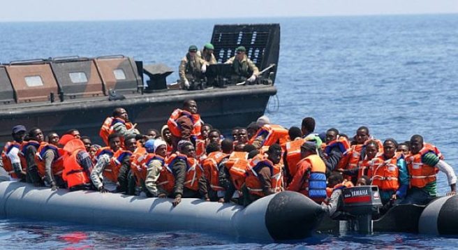 Irish naval vessel rescues 183 migrants from Mediterranean sea