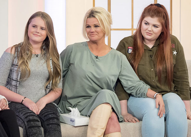 ‘Just burst into tears’: Kerry Katona on her daughter’s move to Dublin