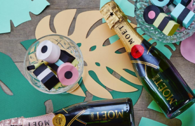 Notions! We are OBSESSED with these fancy champagne six-packs