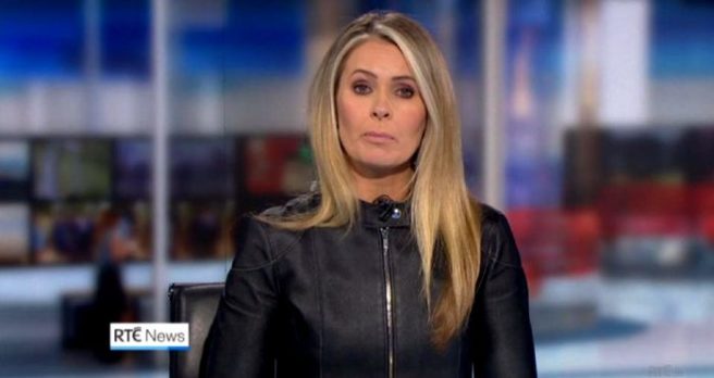 Twitter went wild for Sharon Ní Bheoláin’s leather jacket last night