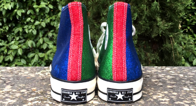 Converse has just received a very bright and SPARKLY makeover