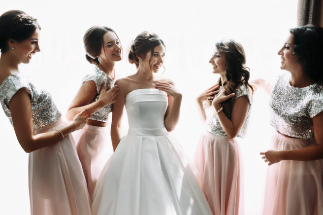 Bride asks her bridesmaids to ‘pitch in’ for her $10,500 wedding dress