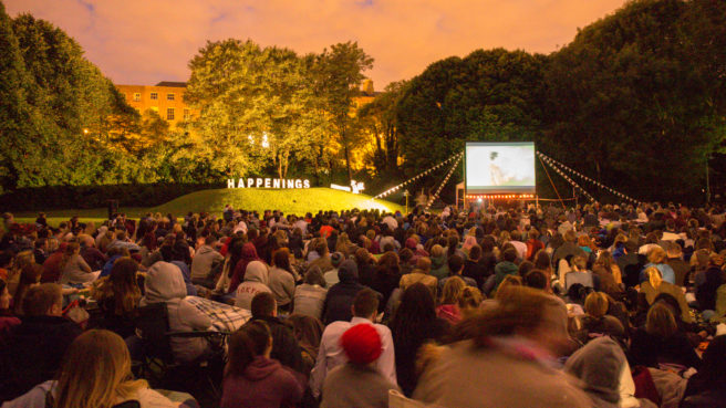 Listen up! There’s a huge outdoor cinema coming to Dublin this Friday
