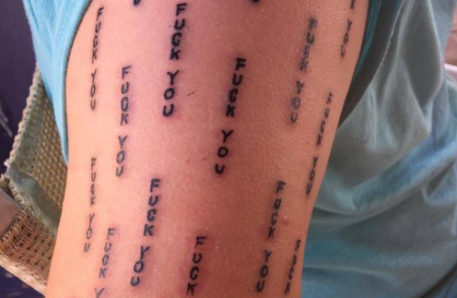 Remember McGregor’s F*** You suit? Someone just got it tattooed…