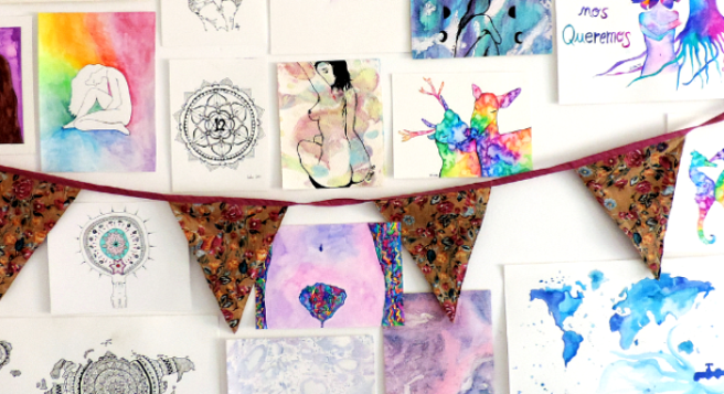 This woman turns period problems into art and it’s pretty damn gorge