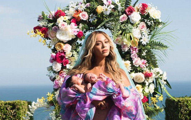 Beyoncé shares first photo of twins and confirms their names