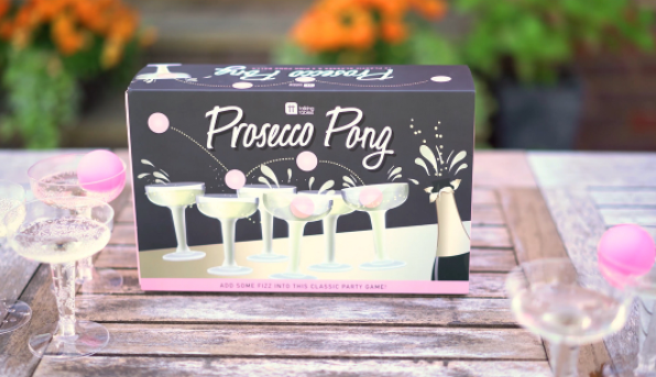 So, Prosecco Pong is now a thing and it’s as classy as it sounds