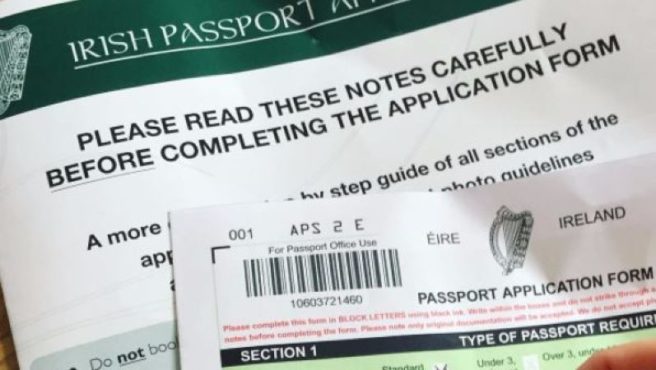 Passport and pints: Young Irish men urged to swap booklet for card