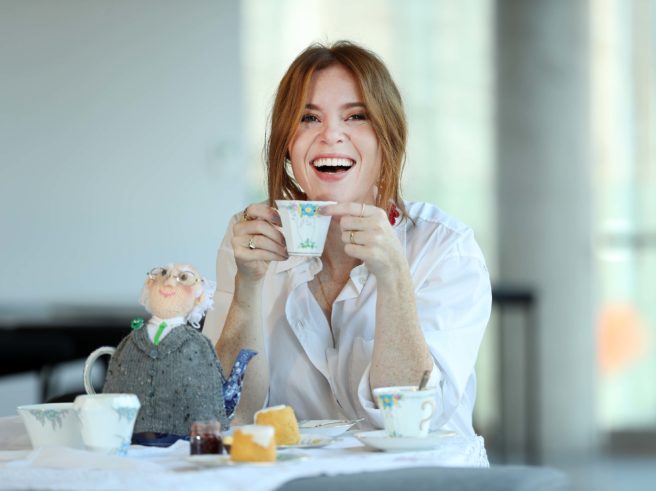 Tea, sausages and dry wit: Angela Scanlon celebrates Irish identity