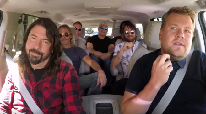 Watch: Foo Fighters give it socks in epic Carpool Karaoke performance