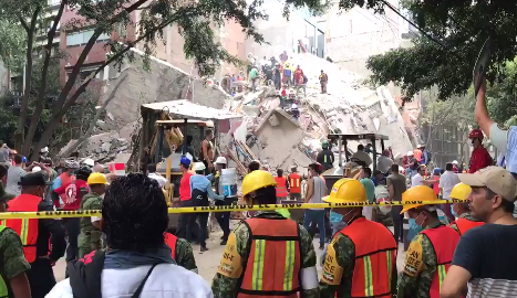 At least 226 dead as powerful earthquake strikes central Mexico
