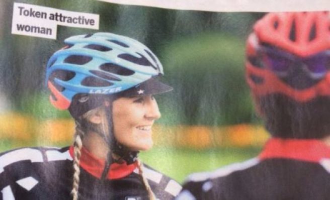 Publication have apologised for ‘token attractive woman’ caption
