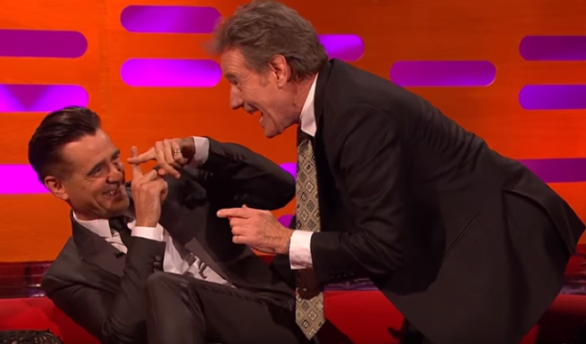 Bryan Cranston’s ‘sex tunnel’ story fascinated Colin Farrell last night