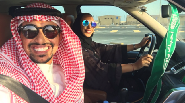 Photo of a woman behind the wheel sparks outrage in Saudi Arabia