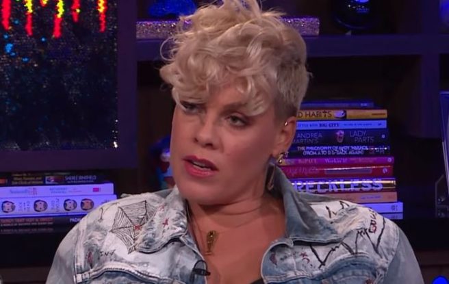 P!nk describes Christina Aguilera taking a swing at her in a nightclub