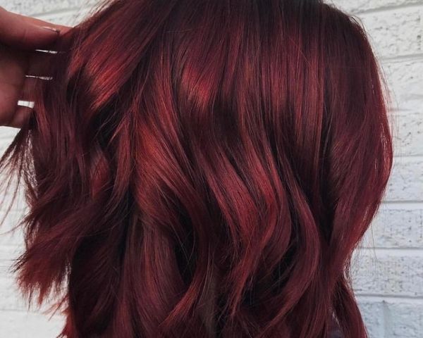 Mulled wine HAIR? Now that is a festive look we can get behind