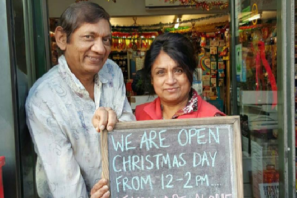 Shop invites lonely people in for ‘a hug and a mince pie’ on Christmas