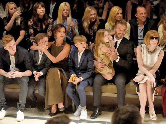 The Beckhams had an adorable moment at NYFW, and we’re dead