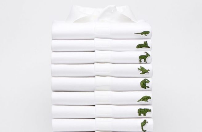Lacoste has replaced its crocodile logo with 10 endangered animals