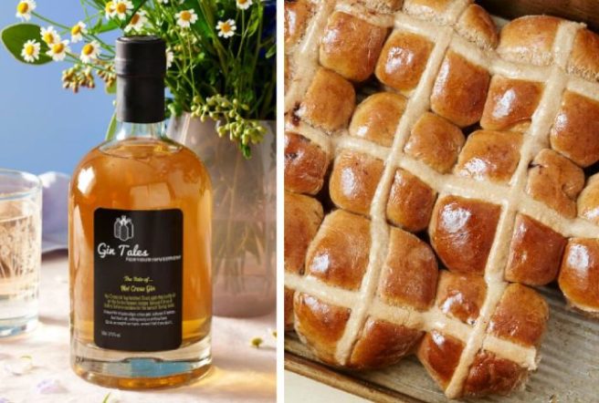 Hot cross bun GIN is here, and Easter is about to get a lot better