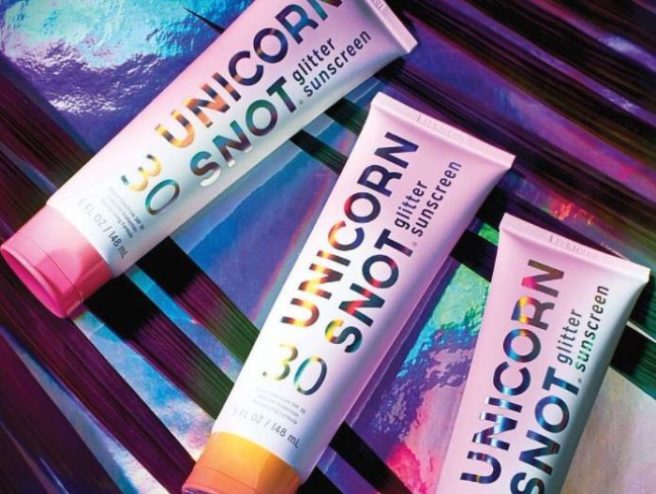 Burn easily? Why not slather yourself in Unicorn Snot sunscreen