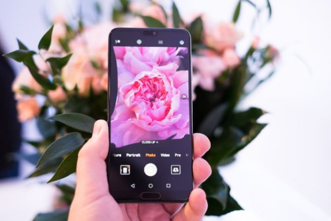 So this phone has a professional camera in it, and we’re obsessed