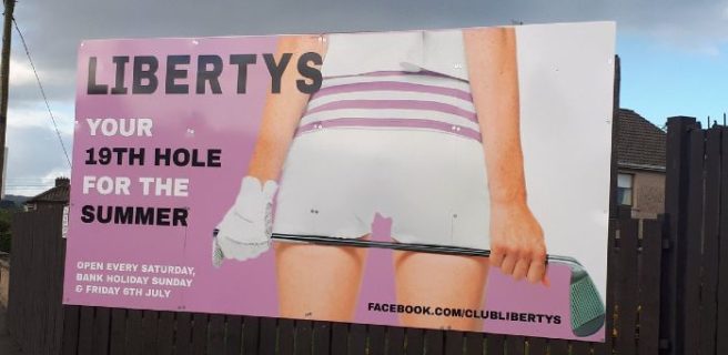 Donegal nightclub slammed over ‘sexist’ and ‘offensive’ billboard ad