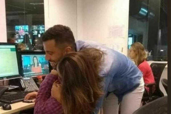 Just a hug? The optical illusion that is breaking the Internet