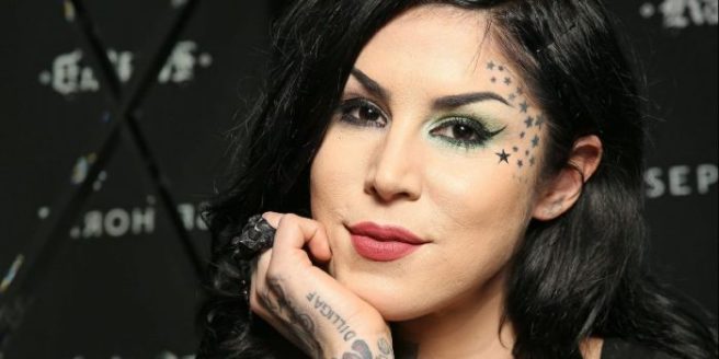 Kat Von D is expecting her first child with husband Leafer Seyer
